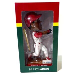Dinsmore Barry Larkin Cincinnati Reds Hall of Fame Bobblehead MLB Baseball